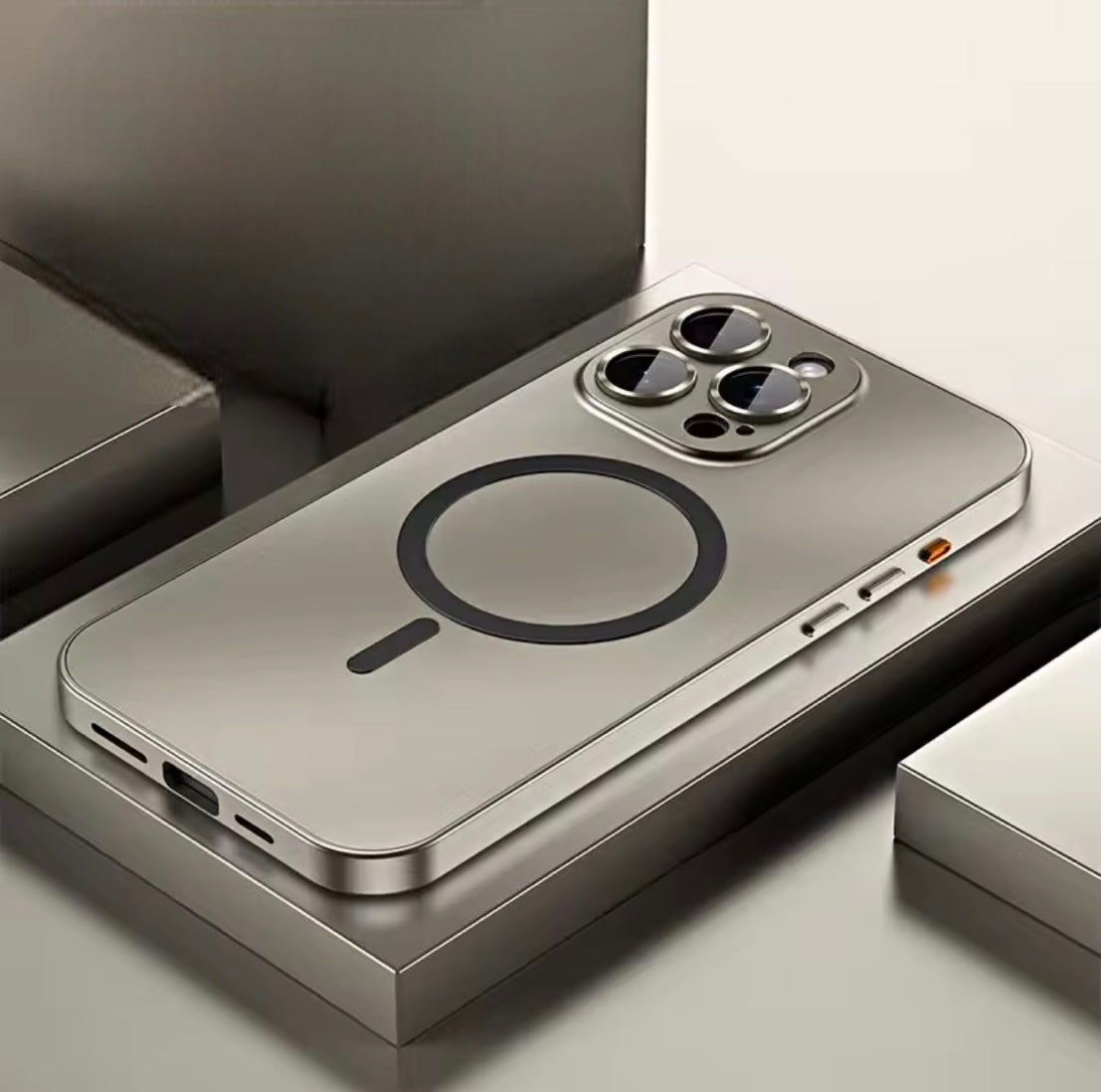 Titanium™ Aluminum iPhone Case with Metal Frame - MagSafe